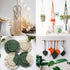 UHAPEER Macrame Kits for Adults Beginners, DIY Macrame Plant Hanger Kit and Macrame Supplies, with 3 mm Macrame Cord Cotton, Macrame Meads, Wooden...