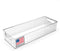 15-Inch Refrigerator Organizer Bin with Handles - Clear Plastic Storage for Fridge, Pantry, or Countertop - Dishwasher Safe - Made in the USA...