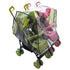 Aligle Twin Stroller Raincoat Universal Size Side by Side Stroller Weather Shield, Baby Rain Cover/Wind Shield...