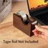 IMEEA Tape Dispenser Natural Walnut Wood Desktop Tape Dispenser Tape Cutter for Gift Wrapping Office Home School and Crafts...