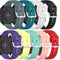 ECSEM Bands Compatible with Letscom ID205L,ID205U,ID205S,ID205G/Umidigi Uwatch 3,Uwatch Ufit/Fitpolo ID205L Watch Soft Silicone Replacement Bands ...