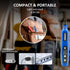 Cordless Rotary Tool Kit, 3.7V Mini Grinder with 5 Variable Speed, Front LED Work Light, 42pcs Accessories Electric Multi-Tool for Polishing, Clea...
