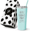 SassyCups Best Bonus Mom Ever Tumbler | 22 Ounce Engraved Mint Stainless Steel Insulated Tumbler with Lid and Straw | Like a Mom | Stepmom Present...