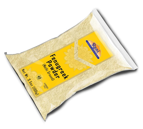 Rani Fenugreek (Methi) Seeds Ground Powder 3.5oz (100g) Trigonella foenum graecum ~ All Natural | Vegan | Gluten Friendly | Non-GMO | Kosher | Ind...