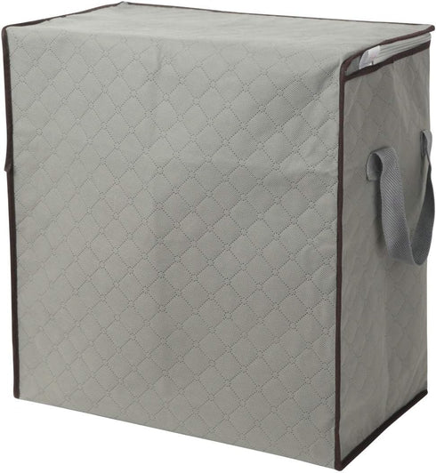 2 Pack Foldable Large Storage Bags 20 x 14 x 20 (L x W x H) inch for Comforter Quilt Blanket Clothes with Clear Window & Handles - Easy to Fit Kin...
