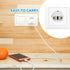 4Pcs European Travel Plug Adapter,Us to Europe Plug Adapter,Easy to Use Fireproof Safe Europe Travel Adapter,Us to EU Plug Adapter for Italy,Franc...