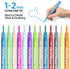 Acrylic Paint Marker Pens, 36 Colors Premium Waterproof Permanent Paint Art Marker Pen Set for Halloween Painting Pumpkins, Christmas Gifts, Rock ...