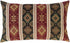 Kilim Throw Pillow Covers Burgundy Red and Green - 14 x 24 Inches Decorative Lumbar Pillows, Boho Room Decor for Couch, Bohemian Outdoor Case for ...