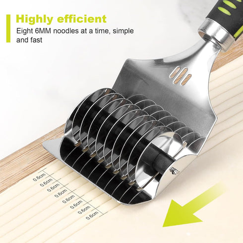 High Grade Stainless Steel Pasta Roller, Pasta Cutter, Noodle cutter, Non-slip Comfort Handle for Kitchen Cooking Tools...