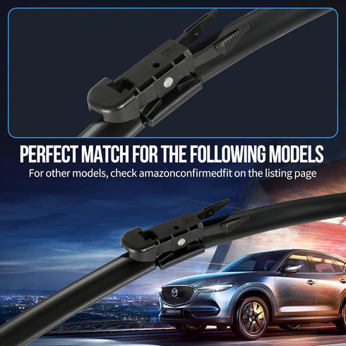 23+26 inch Compatible with Toyota 2008-2020 Sequoia 2007-2020 Tundra Front Windshield Wiper Blades For My Car Original Equipment Automotive Replac...