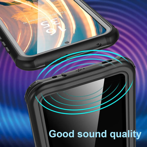 GOLDJU for Motorola Moto G Power 2022 Case Waterproof, 360° Full Body Protection Built-in Screen Protector Heavy Duty Cover IP68 Underwater Shockp...