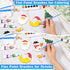 Small Paint Brushes Bulk, Anezus 50 Pcs Flat Tip Paint Brushes with Round Acrylic Paint Brushes Set Craft Brushes for Classroom Acrylic Watercolor...