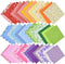 42Pcs 10"x10" Quilting Cotton Fabric Squares Sheets Pre-Cut Multi-Color Design Printed Floral Craft Fabric for DIY Sewing Scrapbooking Quilting Cr...