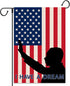 Martin Luther King Jr Garden Flag I Have A Dream Mlk Day Decoration African American Double Sized Yard Outdoor Decor...