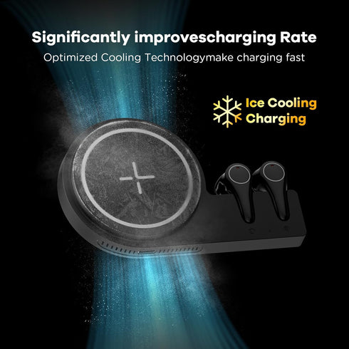 for Magsafe Car Mount Charger & Bluetooth Earbud, 15W Magnetic Wireless Car Charger for Dash Air Vent - Hands Free Car Mount Fast Car Charger for ...