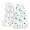 PHF 100% Cotton Baby Sleep Sack, 2-Way Zipper Baby Wearable Blanket, 0-6 Months TOG 0.5 Toddler Sleeping Sack, 2 Pack Sleeveless Soft Sleeping Bag...