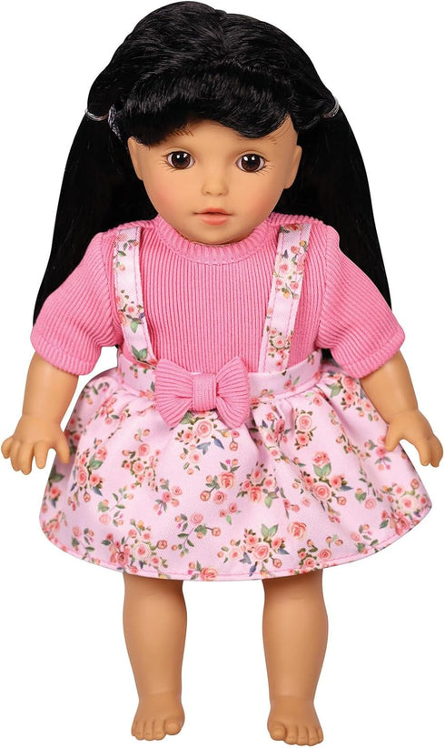 Lorie & Lace Girls 11.5" Girl Doll with Black Hair, Asian...