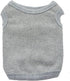 Lovelonglong 2019 Summer Pet Clothing, Dog Clothes Blank T-Shirts Ribbed Tanks Top Thread Vests for Pit Bull Medium Dogs 100% Cotton Gray L-S...