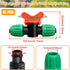10 Pack Drip Irrigation Valve for 1/2 Inch Drip Tubing (1/2" ID x 0.65" OD)?1/2'' In-line Locked Barbed Ball Valve Drip Line Shut Off Valve Parts ...