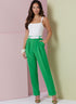 Vogue Misses' High-Rise Pleated Shorts and Loose-Fitting Pants Sewing Pattern Packet, Design Code V2014, Sizes 8-10-12-14-16, Multicolor...