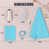 Piping Bags and Tips Set, Reusable Cake Decorating Supplies with 2 Reusable Bags, 12 Icing Tips, 2 Silicone Rings, 2 Couplers and 3 Scrapers, Cake...
