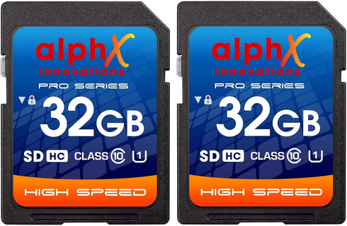 AlphX 32gb SD HC Class 10 High-Speed Memory Card for T7i T7 T6i T6S T6 T5i T5 T4i T3i T3 T2i T2 T1 XS SL1 SL2 Digital Camera...