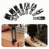 8 PCS Wood Plug Cutter, Wood Cutting Tool Straight and Tapered Plug Cutter Set Wood Plug Cutters for Woodworking Tenon Cutter Four Sizes Plug Cutt...