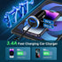 3.4A Car Charger Fast Charging for Google Pixel 8a/8 Pro/8/6 Pro/7 Pro/6a/7/7a,Samsung Car Charger + 3FT Coiled USB C Cable for Samsung Galaxy A55...
