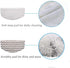 Washable Microfiber Mop Pads Replacement for Bissell Powerfresh 1940 Series Steam Mop (2 Packs)...