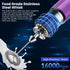 Handheld Milk Frother, Battery Operated Electric Foam Maker and Mixer for Drinks (Blue)...