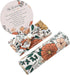 Galabloomer Newborn Receiving Blanket Headband Set Baby Flower Swaddle (caramd)...