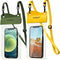 Large Waterproof Phone Pouch 2 Pack, IPX8 Waterproof Cell Phone Case Dry Bag Compatible with iPhone 15 14 13 12 11 Pro Max/Galaxy S23 Ultra S22 Pi...