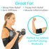 Vive Bicep Brace Compression Sleeve for Tendonitis - Upper Arm Tricep & Bicep Support Brace for Pain Relief - Comfortable, Lightweight, & Adjustab...
