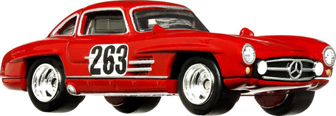 Hot Wheels Jay Leno's Garage Container Set, 5 1:64 Scale Premium Cars in Collectible Container, Metal/Metal & Realriders, Gift for Collectors...