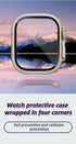 Watch case, for Apple iWatch 78 Waterproof Watch case 45mm Seconds Change 49mm Ultra Waterproof case case (Titanium Gold...