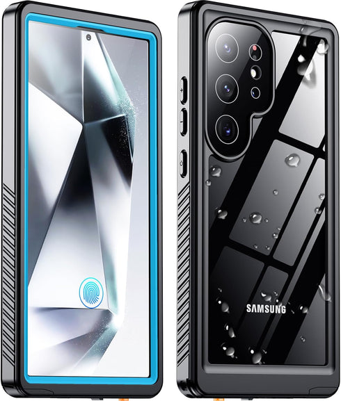 Designed for Galaxy S24 Ultra Case Waterproof, Built-in Screen Protector Full Protection Heavy Duty Shockproof Anti-Scratched Rugged Case for Sams...