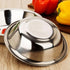Stainless Steel Mixing Bowl, Flat Bottom Wide Flat for Larger Capacity, Home, Refrigerator, and Kitchen Food Storage Organizers Ecofriendly, Reusa...