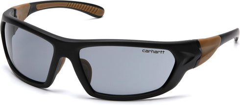 Carhartt CHB220DCC Carbondale SAFETY Glasses, Black/Tan Frame, Gray Lens...