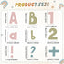 221 Pcs Alphabet Combo Cutout for Bulletin Board, Letters, Numbers, Punctuation, Symbols Cutouts for Back to School Classroom Home Chalkboard Bull...