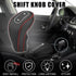 Gear Shift Knob Cover for Buick Encore 13-15 with Red Stitches Durable | Interior Transmission Shifter Boot Lever Cover Black Faux Leather 1 Pcs...
