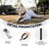 3 Dog Leash, Nylon Heavy Dog Leash with Padded Handle, 6ft 360° Swivel No Tangle Rope Removable Pet Traction Rope, Lead for Medium Large Dogs Walk...
