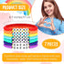 Sureio 7 Pcs Friendship Bracelets Beads Bracelets Stretchy Acrylic Clay Glow Bracelets for Best Friend Girls Women, Colorful...