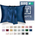 Tafts Pillow Cases - 22mm 100% Pure Mulberry 6A Silk Pillowcase for Hair & Skin with Zipper Closure, Cooling, Natural, Organic, Double Sided Silk ...