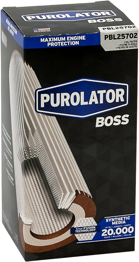 Purolator PBL25702 PurolatorBOSS Maximum Engine Protection Cartridge Oil Filter Compatible With Select Toyota and Lexus...