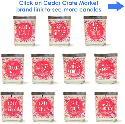 21st Birthday Gift for Her | I'm 21 | Funny Scented Candle Gift for Daughter, Son, BFF, Sister, Best Friend, Cousin, 21 Year Old Birthday Candles ...