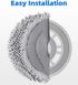 8 Pack Mop Pads Compatible with Roborock Q Revo/Qrevo MaxV Robot Vacuum Cleaner, Spin Cleaning Pads Replacement Accessories Set...