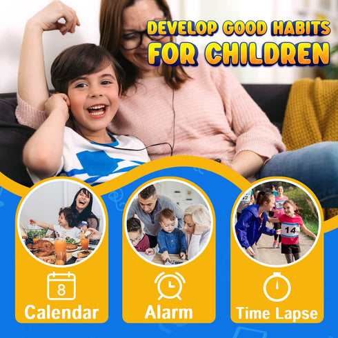 Toys for 3 4 5 6 Year Old Boys Kids MP3 Music Player with Flip Camera, Games, Alarm Clock Toddler Phone Educational Toys Birthday Gifts for Boys A...