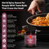 Jungle Kitchen Spicy Crunchy Garlic Chili Oil Vegan & Gluten-Free - Spicy Chili Crisp- Crunchy Garlic Chilli Oil Spicy Great Sauce & Toppings for ...