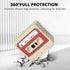MOFREE for AirPods 3rd Generation Case Cover with Cleaner Kit, Cassette Tape Design Soft Silicone Shock-Absorbing Protective Cover for Apple AirPo...