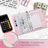 Onlyesh Budget Binder, Cash Envelopes for Budgeting, Money Organizer for Cash, 28Pcs Budget Binder with Cash Envelopes, Marble 6-Ring Money Saving...